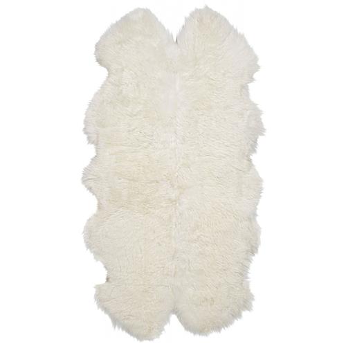 Veruca Modern Ivory Sheepskin 4 Pelt Fur Rug
