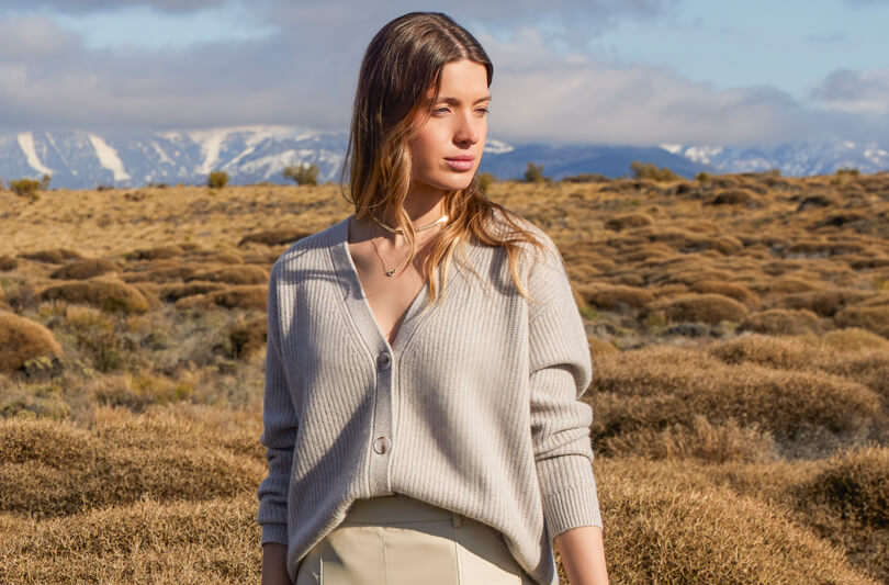 woman in sweater