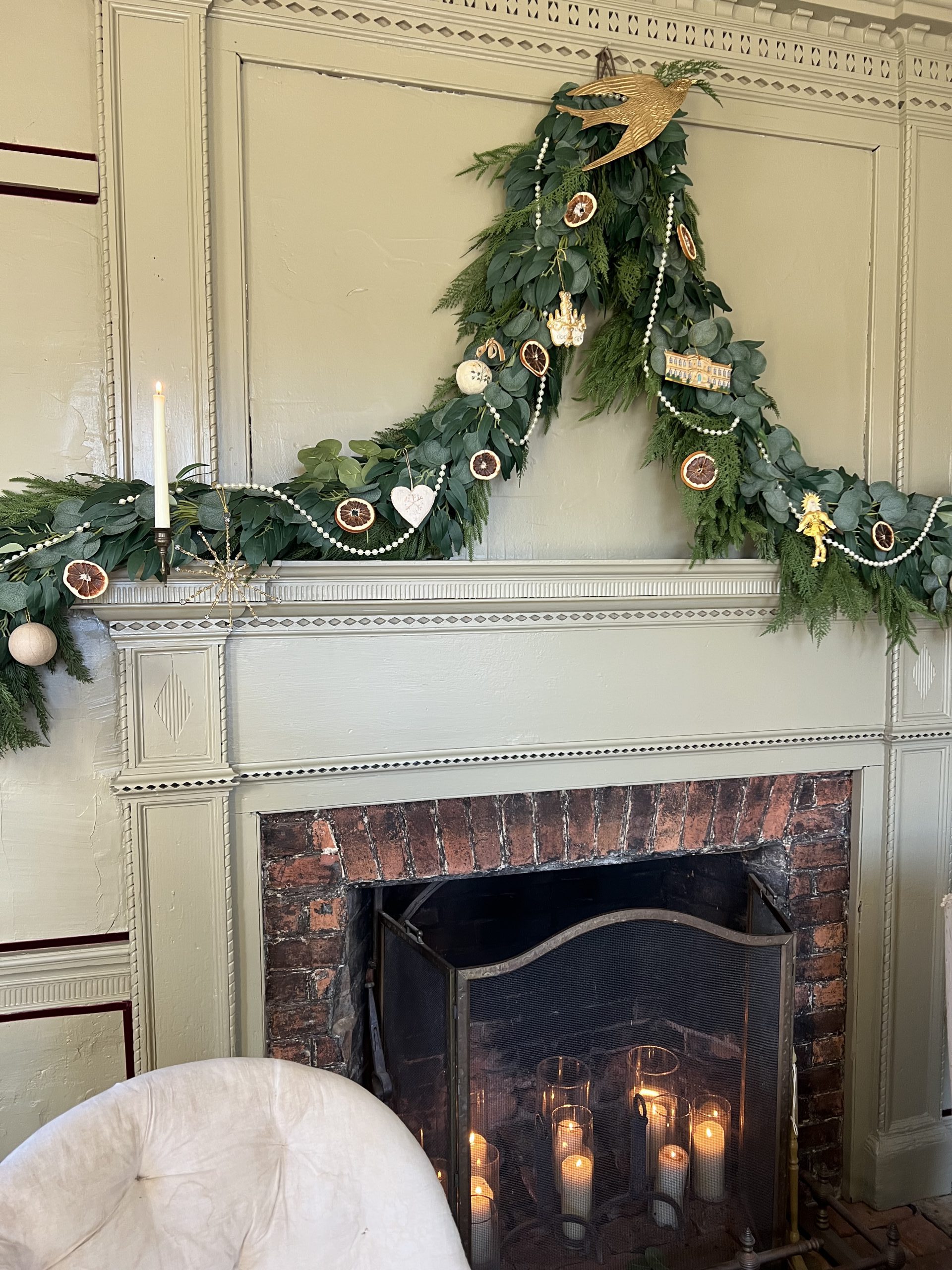 holiday fireplace