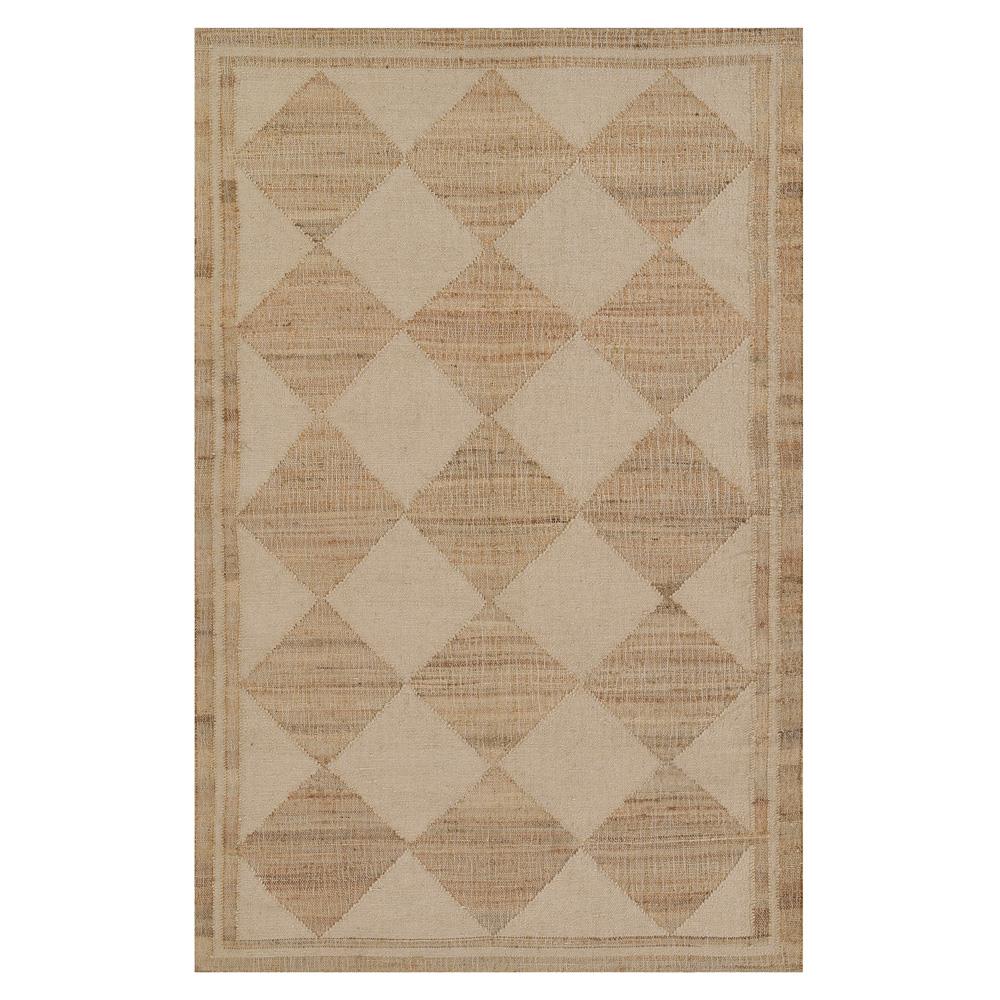 diamond pattern jute rug