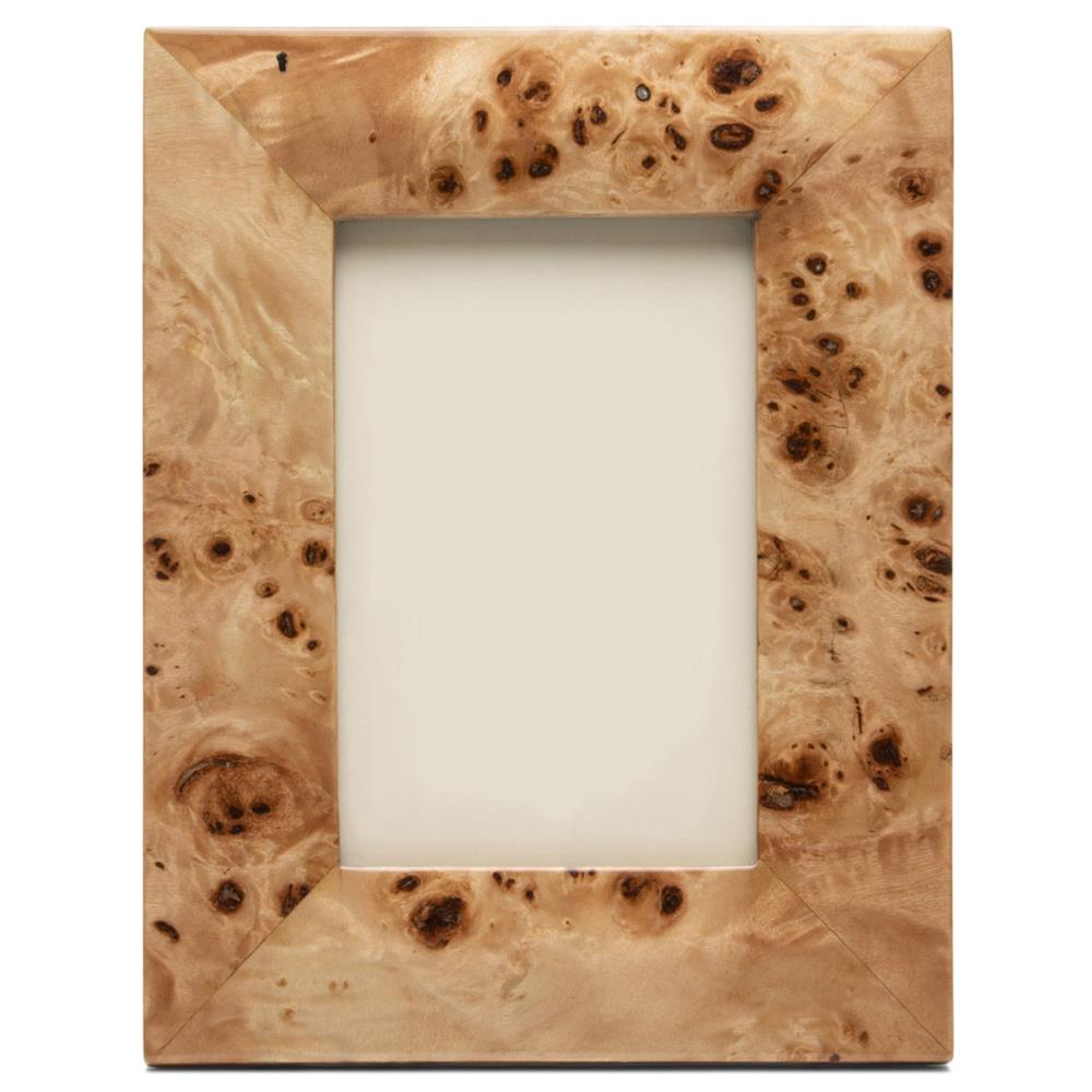 burl wood 4 x 6 photo frame