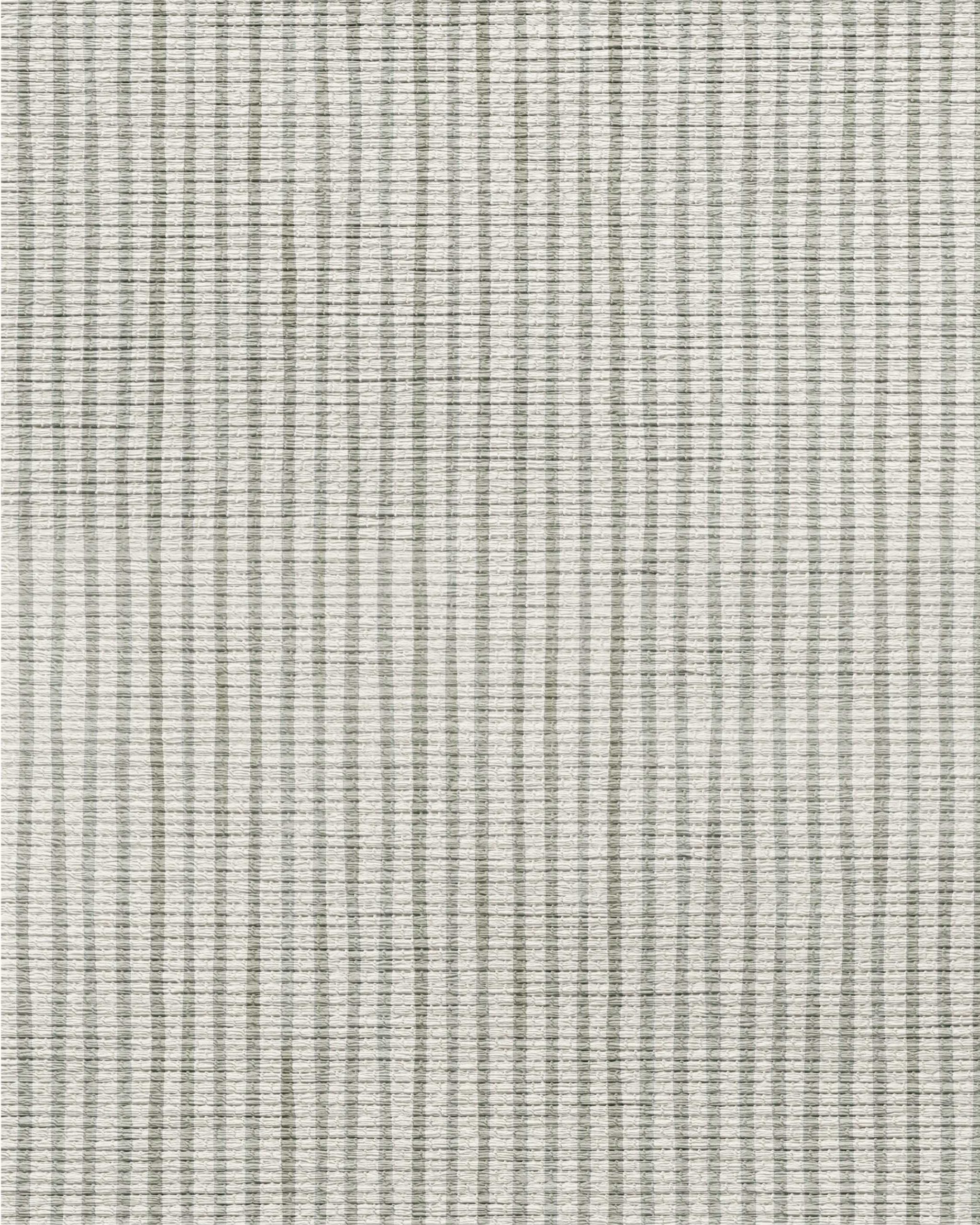 Kathy Kuo Home green striped grasscloth wallpaper