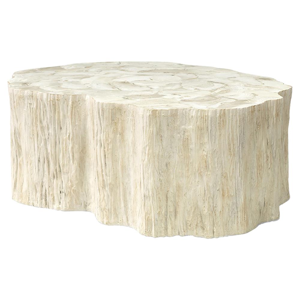 natural white wood coffee table