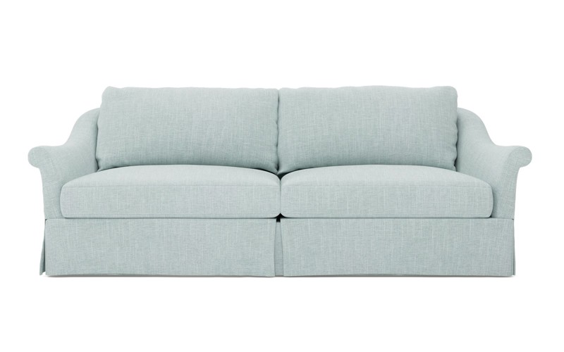 Amelie Coastal Sky Slipcovered Sofa - 92"