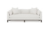 Adelle Heathered Ivory Performance Sofa - 90"
