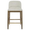 Clia Modern Classic Cream Performance Natural Oak Counter Stool