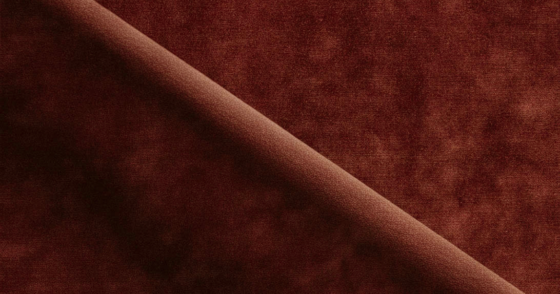 Smoked Paprika Velvet fabric swatch