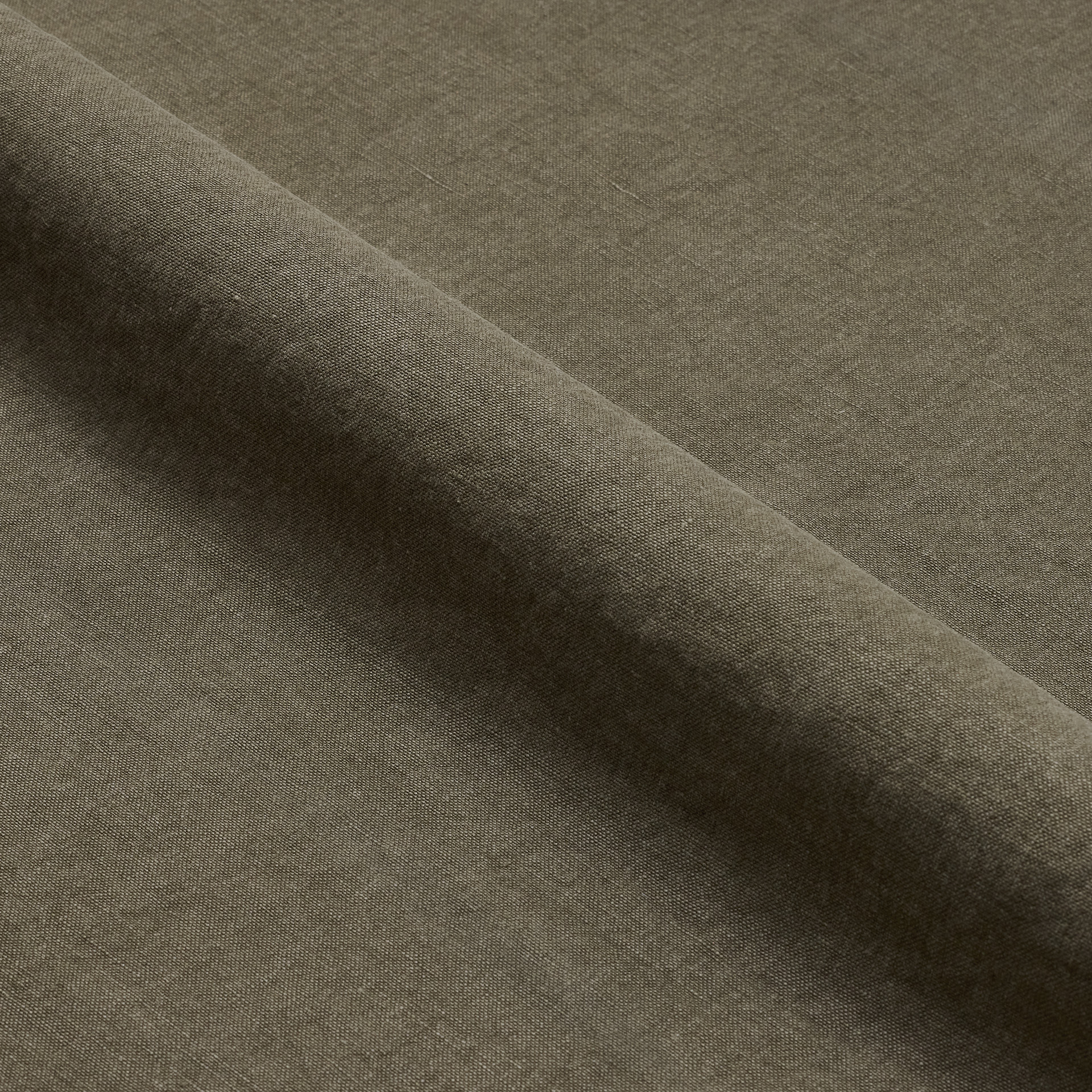 Loden Linen fabric swatch