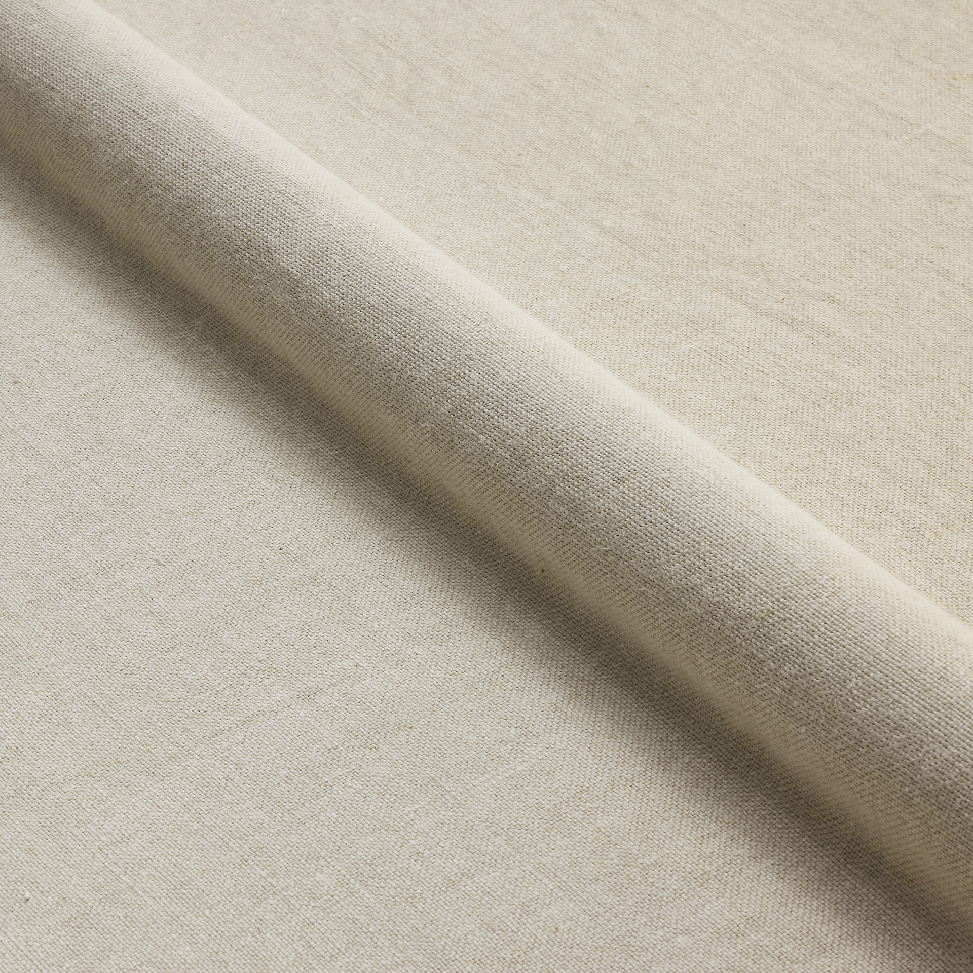 Stonewashed Natural Linen fabric swatch
