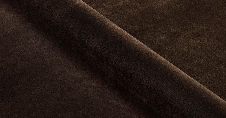 Dark Chocolate Velvet fabric swatch